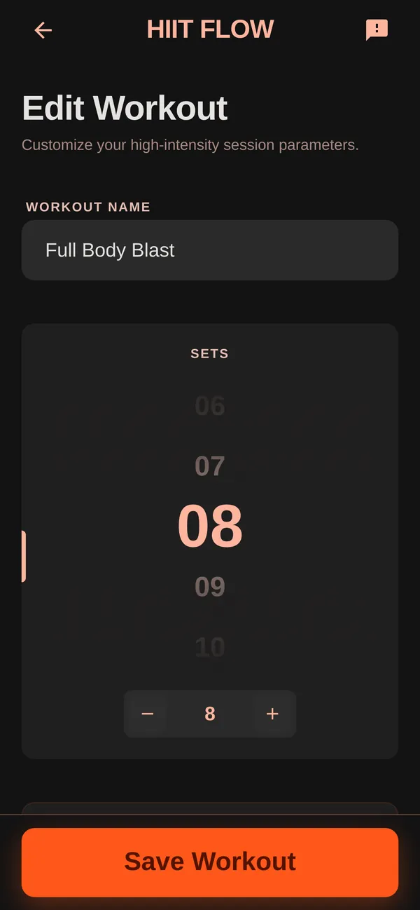 Workout-Editor